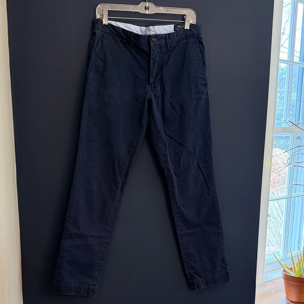 Polo Ralph Lauren Stretch Slim Fit Chino Pants 32x32 Navy